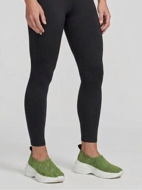 L'Intervalle Neon Green Knit Platform Sneakers Slip-On Sock Shoes EU 38 (US 7.5)